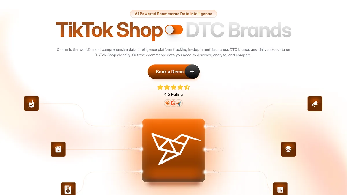 Charm.io homepage screenshot