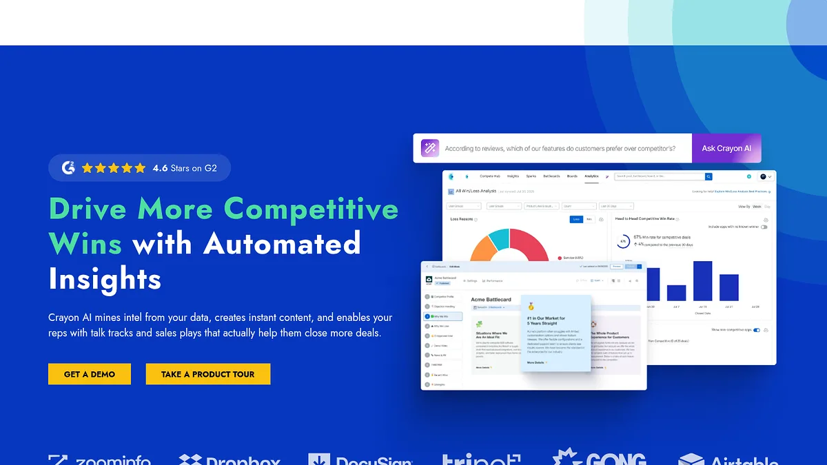 Crayon homepage screenshot