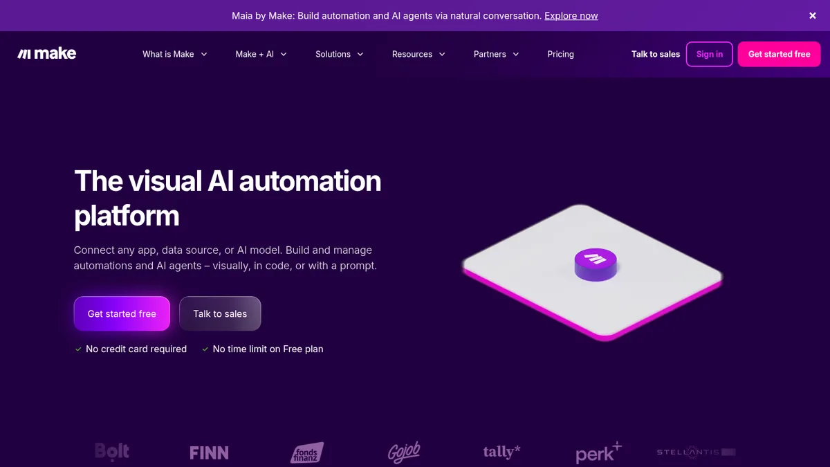 Make homepage screenshot